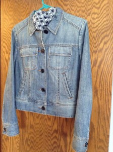 Denim jacket found in CA consignment store