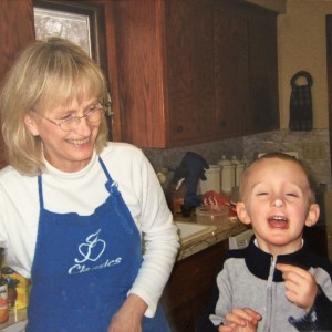 Jack & Grammy enjoying some laughter a few years ago.